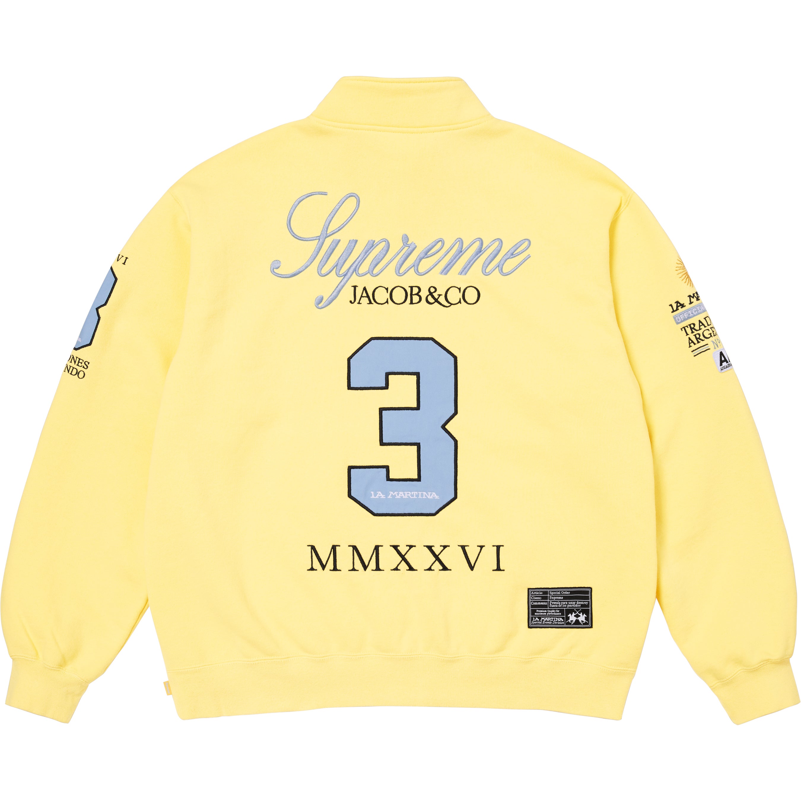 Supreme®/La Martina/Jacob & Co Zip Up Sweatshirt view 18